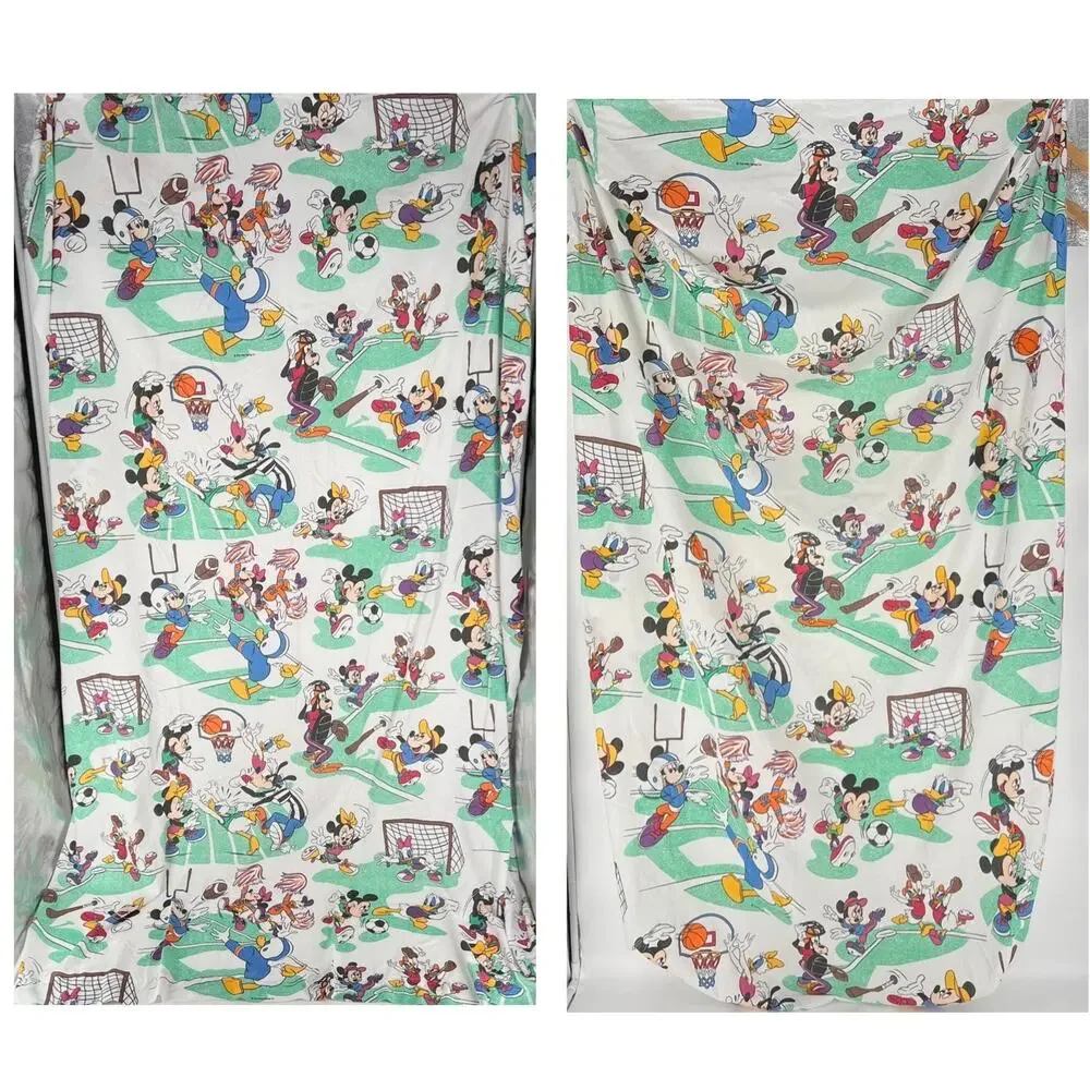 90s Disney Sports Twin Sheet Set 1990s Vintage